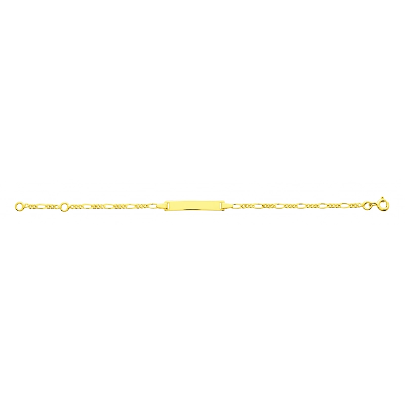 Pulsera niño 9Kt Oro Amarillo 753460.0.14 Talla 14 Lua blanca