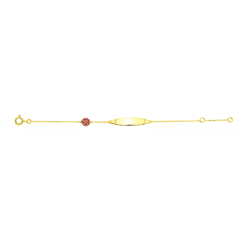 Pulsera niño 9Kt Oro Amarillo 0M940.2.14 Talla 14 Lua blanca