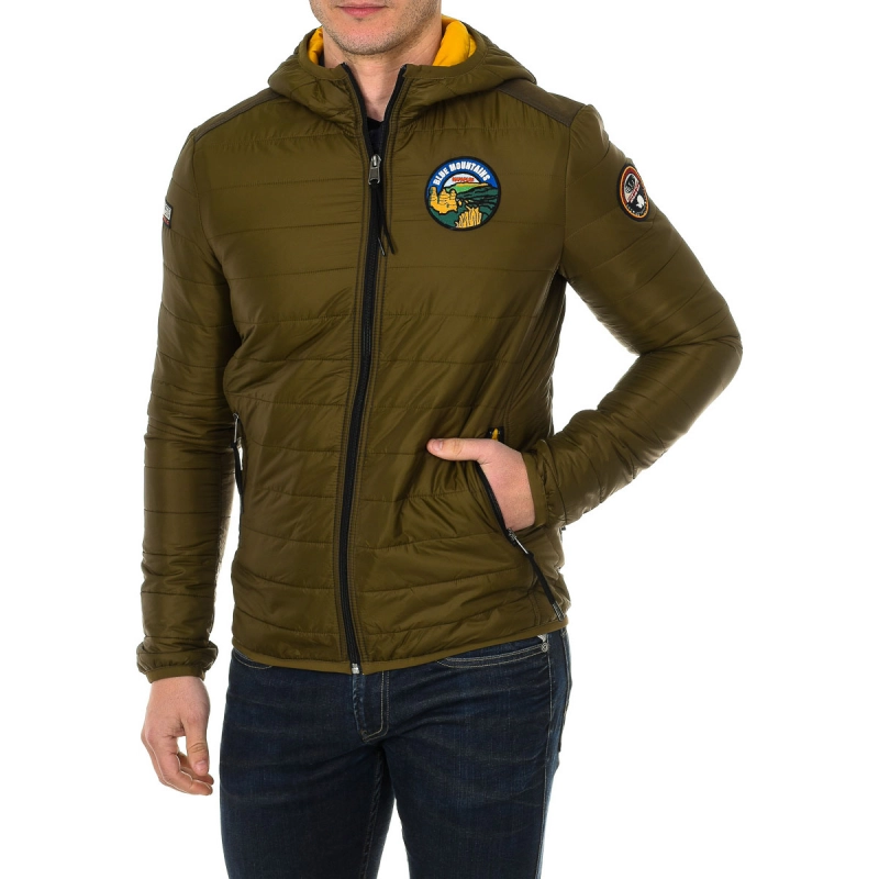 Chaqueta acolchada con capucha Napapijri NP0A4E2AG hombre Talla: XXL Color: Caqui 