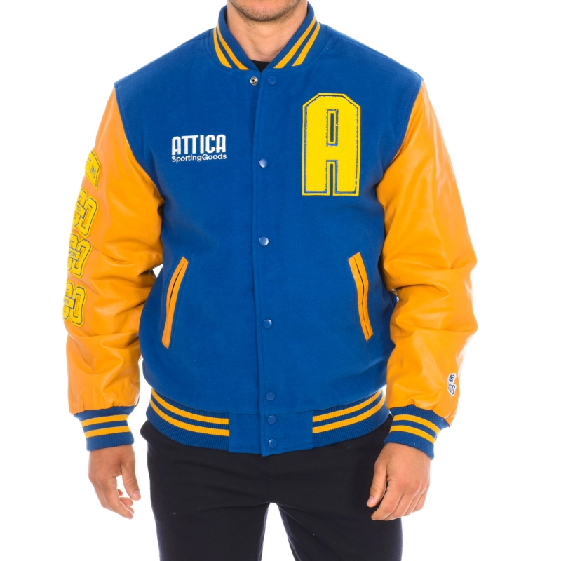 Chaqueta beisbolera ATTICA Sporting Goods AT-FW22-016 hombre Talla: L Color: Azul