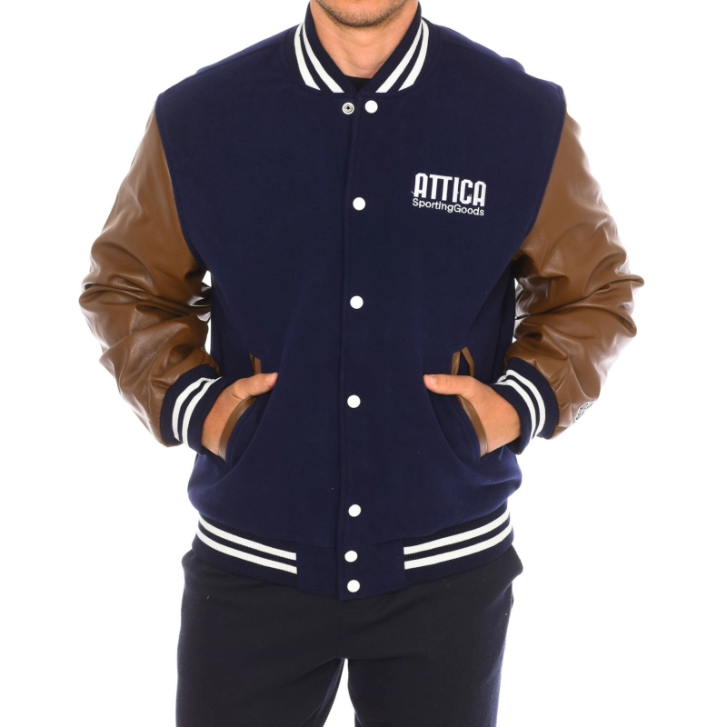 Chaqueta beisbolera ATTICA Sporting Goods AT-FW22-019 hombre Talla: L Color: Azul