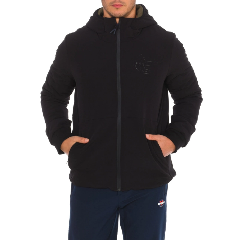 Chaqueta reversible con capucha Vuarnet AMF20232 hombre Talla: S Color: Negro