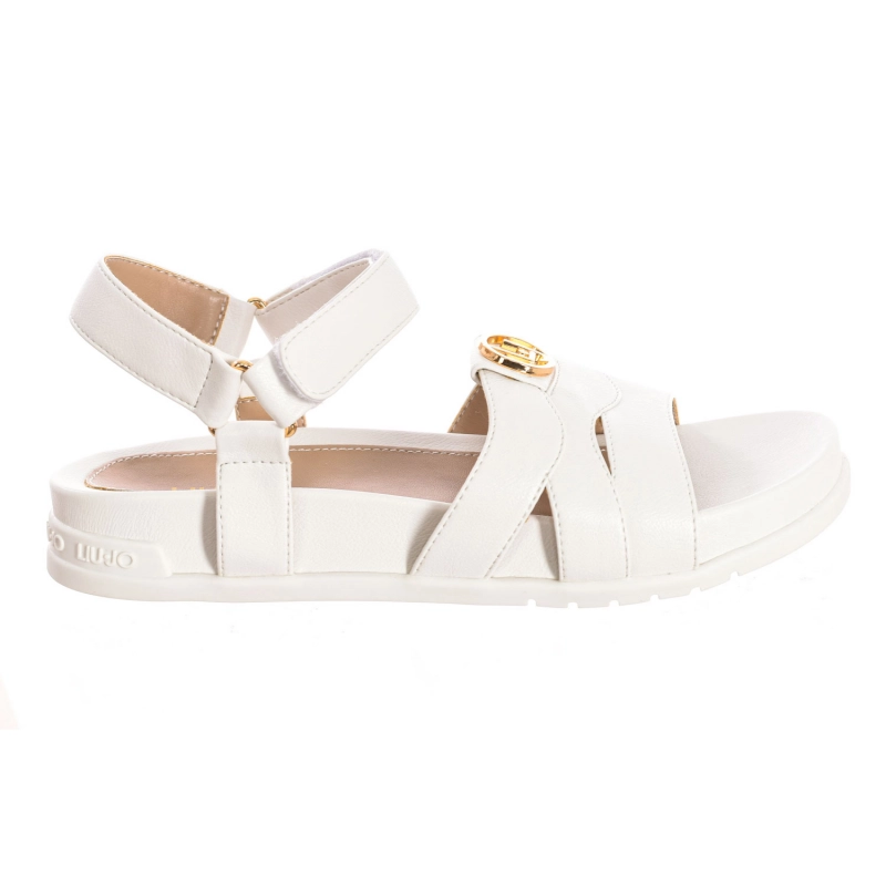 CLARA 508 - Sandalia con velcro mujer Talla: 38 Color: Blanco Liu Jo 