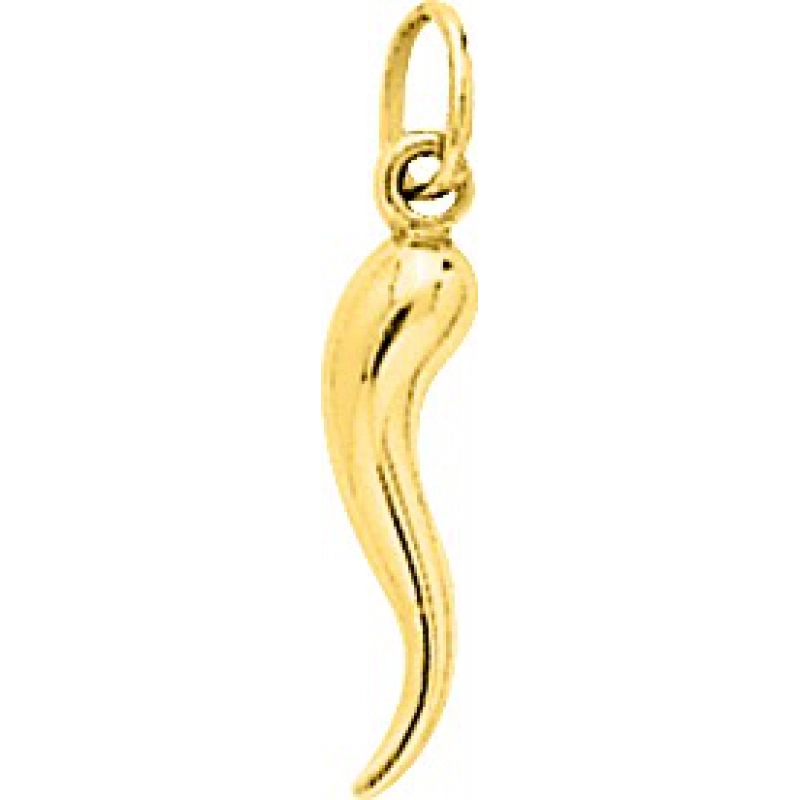 Colgante 18Kt Oro Amarillo 3957 Lua blanca