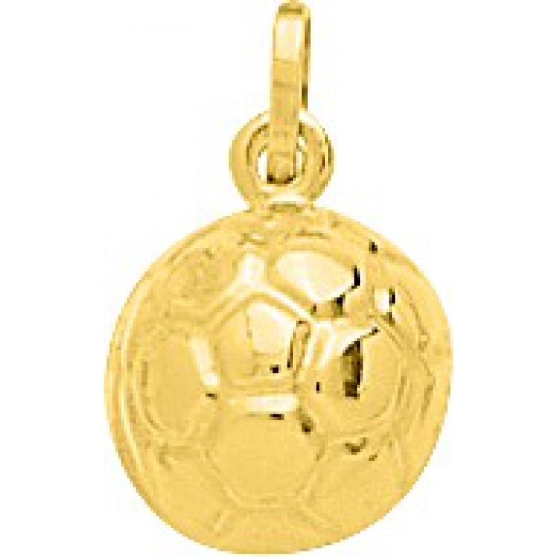 Colgante bola 18Kt Oro Amarillo 3903 Lua blanca