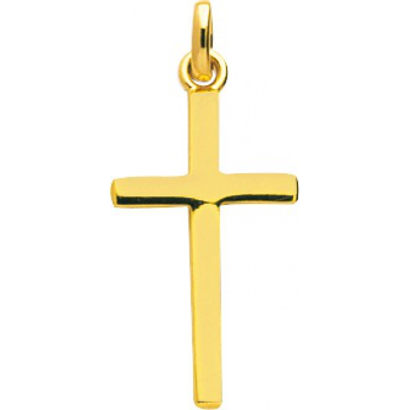 Colgante cruz 9Kt Oro Amarillo 783471 Lua blanca