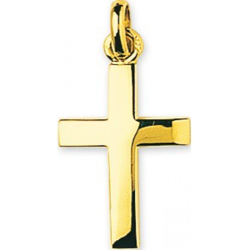 Colgante cruz 9Kt Oro Amarillo 783429 Lua blanca