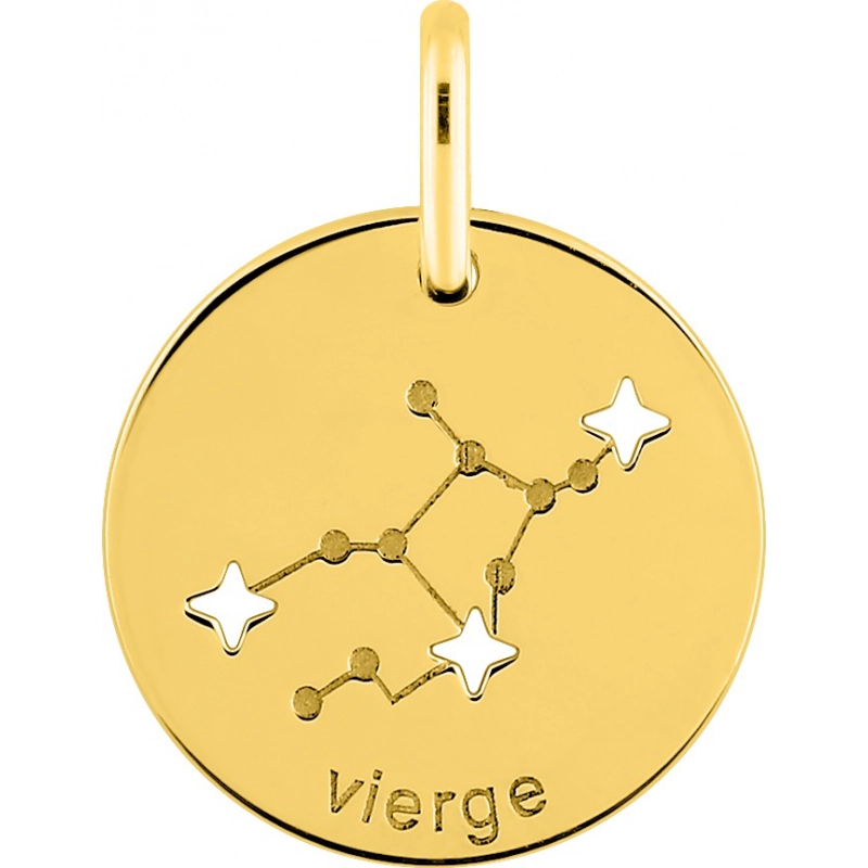 Colgante Virgo 18Kt Oro Amarillo Lua Blanca 4.0618.89.0