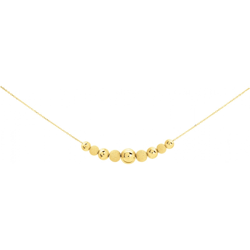 Collar 18Kt Oro Amarillo Lua Blanca  8040.42 Talla 42