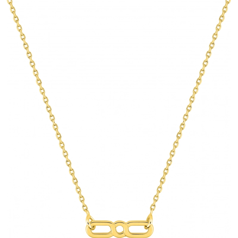 Collar chapado en oro Lua Blanca 255908.0