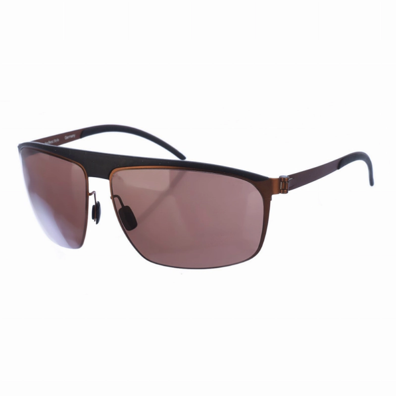 Gafas de sol de metal con forma rectangular M1046 hombre Mercedes Benz M1046-A