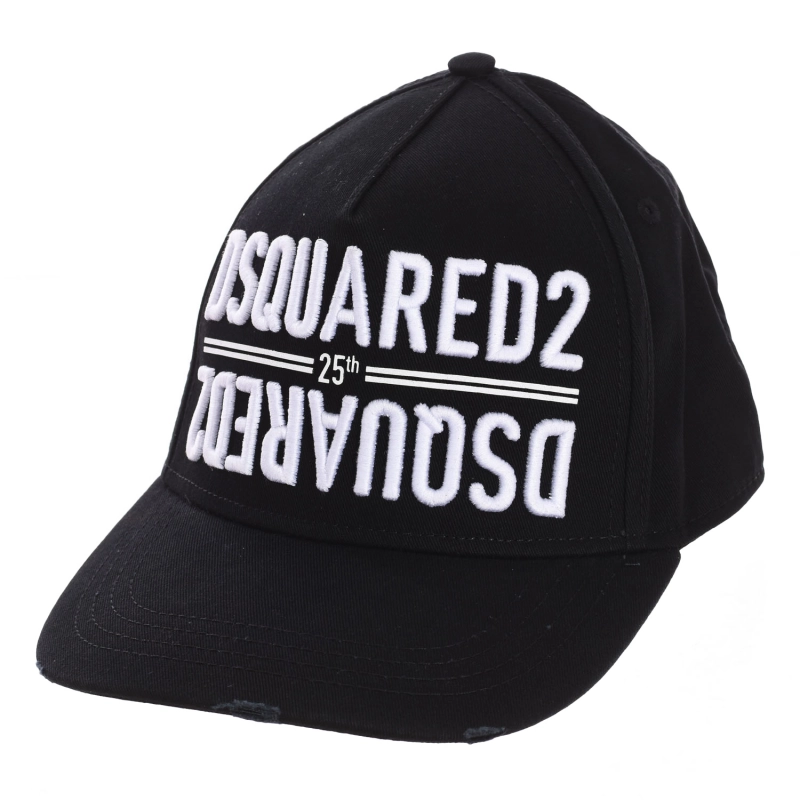 Gorra con tira ajustable Dsquared2 BMC0340-05C00001 hombre Color: Negro