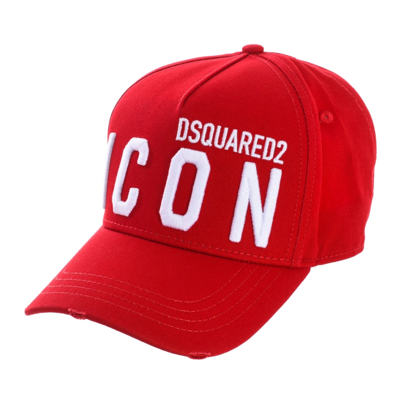 Gorra con tira ajustable Dsquared2 BMC0412-05C00001 hombre Color: Rojo