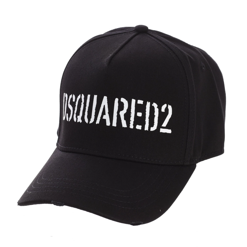 Gorra con tira ajustable Dsquared2 BMC0604-05C00001 hombre Color: Negro