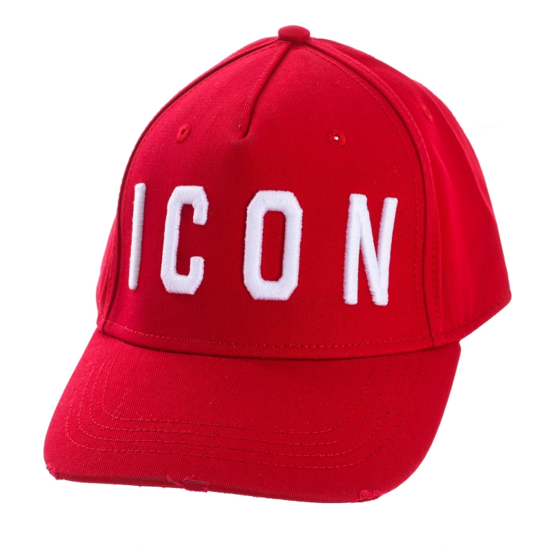 Gorra con tira ajustable Dsquared2 BMC4001-05C00001 hombre Color: Rojo