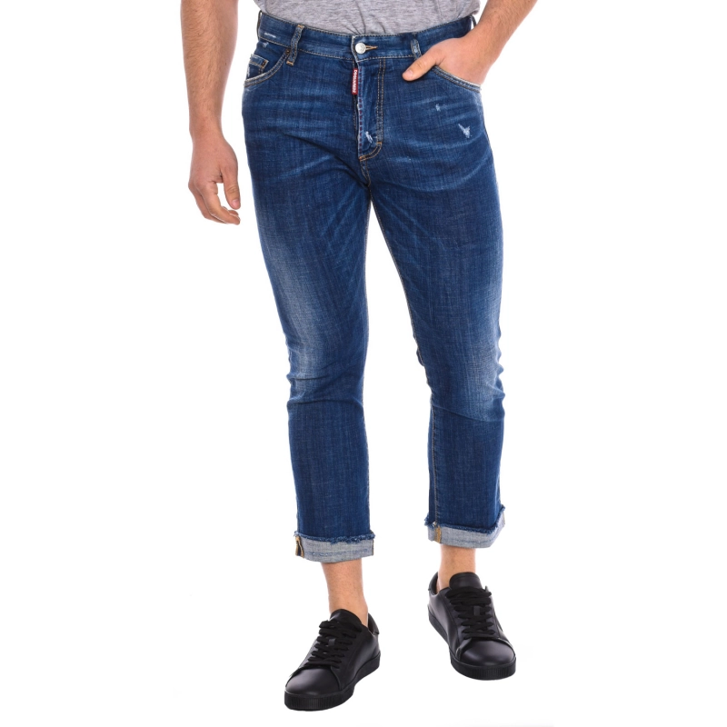 Pantalón largo Dsquared2 S71LB0238-S30342 hombre Talla: 46 Color: Azul 