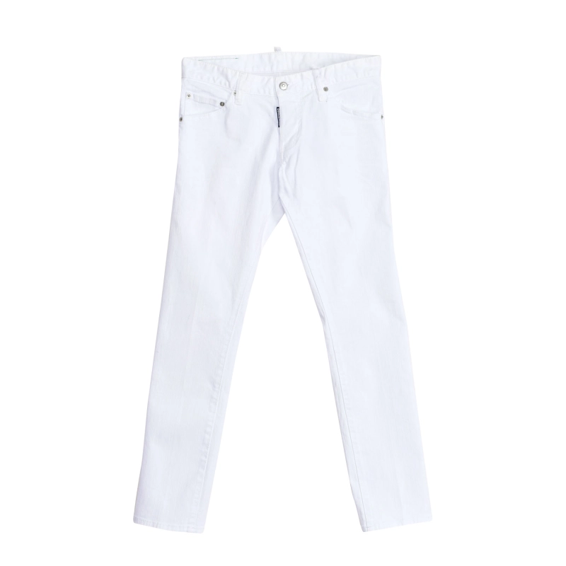 Pantalón largo Dsquared2 S74LA0883-S39781 hombre Talla: 44 Color: Blanco 