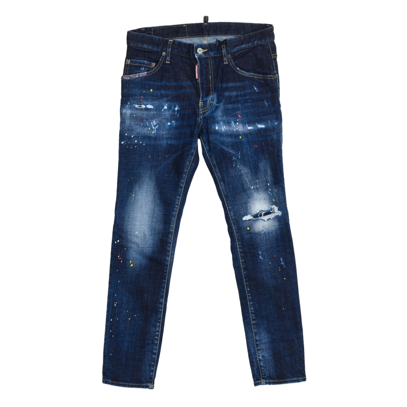 Pantalón largo Dsquared2 S74LB0835-S30664 hombre Talla: 46 Color: Azul 