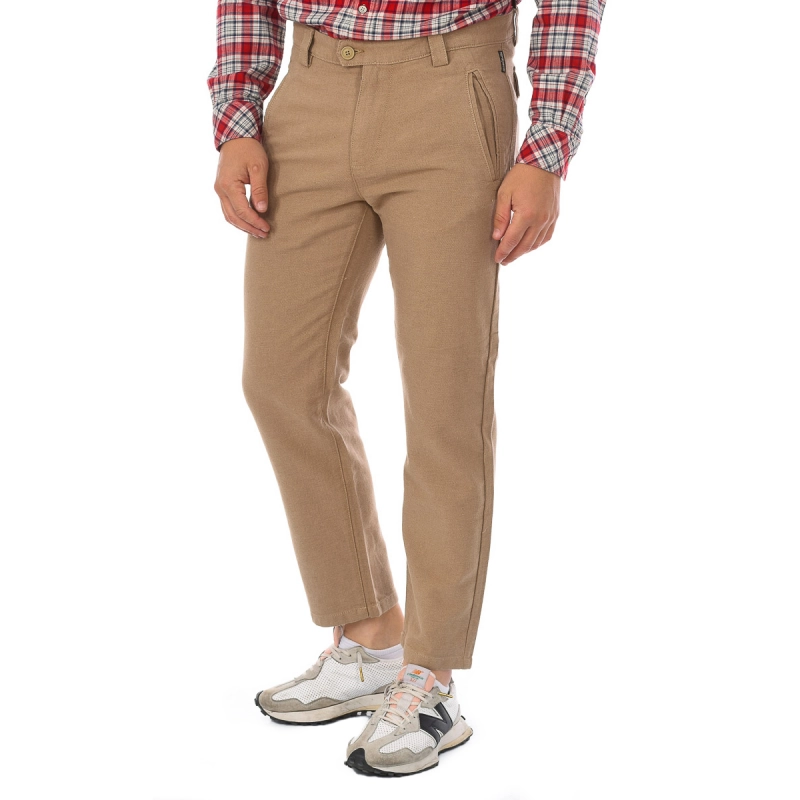 Pantalón largo M-RITE tejido cómodo y transpirable Napapijri GA4FMX hombre Talla: 33 Color: Beige 