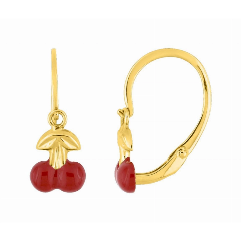 Pendientes brisu lacado oro amarillo 18kt Lua Blanca 3.0776.89.0 3.0776.89.0