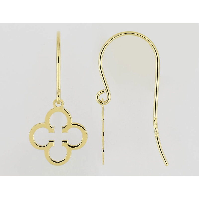 Pendientes croch oro amarillo 9kt Lua Blanca 310694.89.0