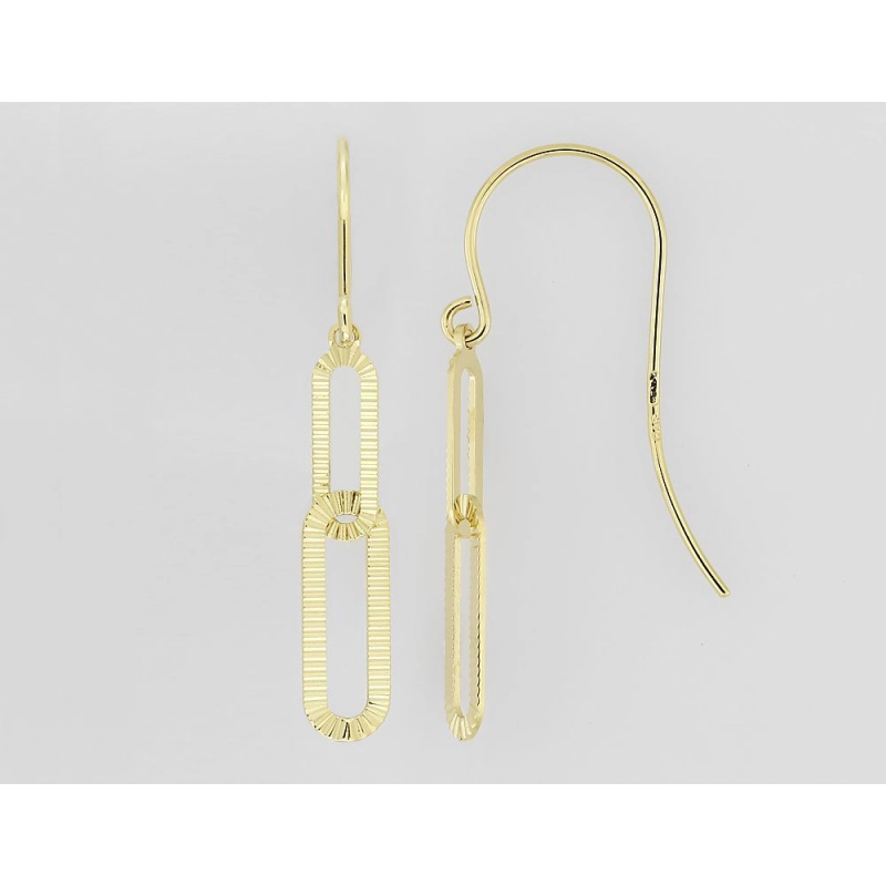 Pendientes croch oro amarillo 9kt Lua Blanca 310623.89.0