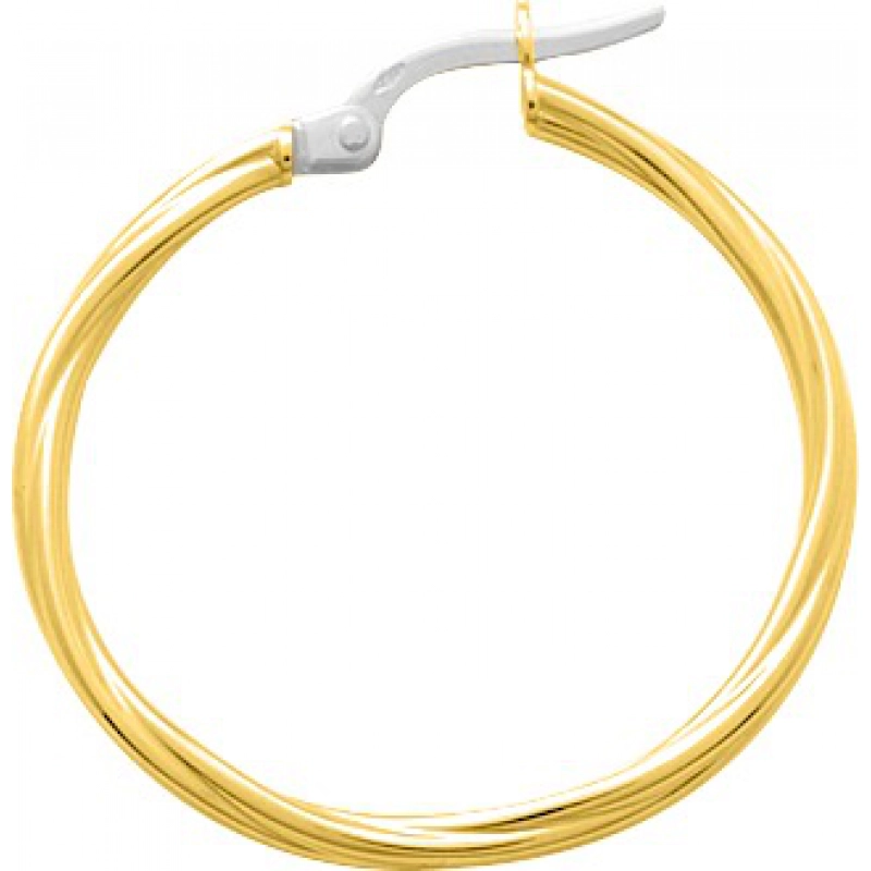 Pendientes de aro medio par 18Kt Oro Amarillo 3893.2B