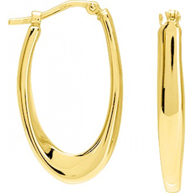 Pendientes medio par electrorecubrimiento 18Kt Oro Amarillo 6729.8B