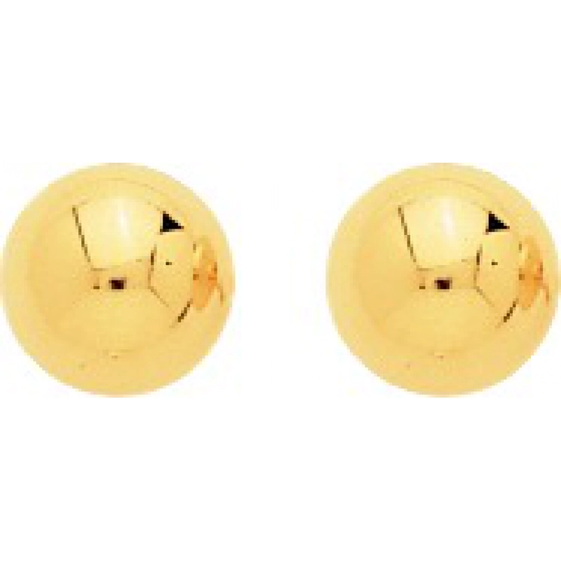 Pendientes par 18Kt Oro Amarillo 3835 Lua blanca