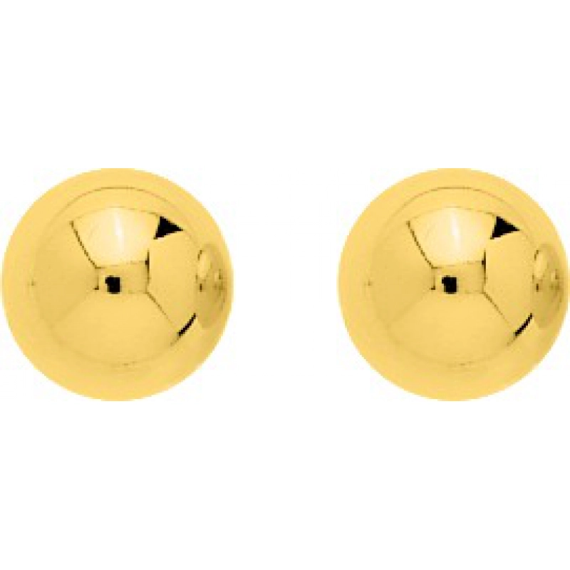 Pendientes par 18Kt Oro Amarillo Lua Blanca  3836