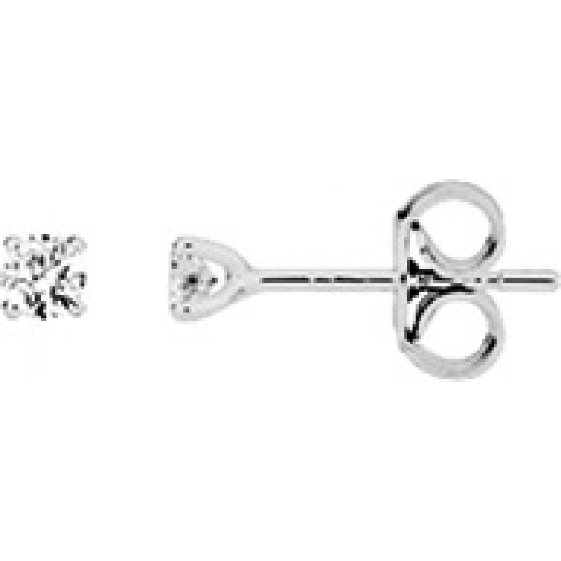 Pendientes par con diamante 0.16ct GHP3 9Kt Oro Blanco 31348.19 Lua blanca