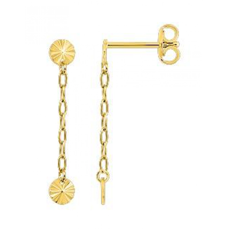 Pendientes pdt oro amarillo 18kt Lua Blanca 3.0709.89.0