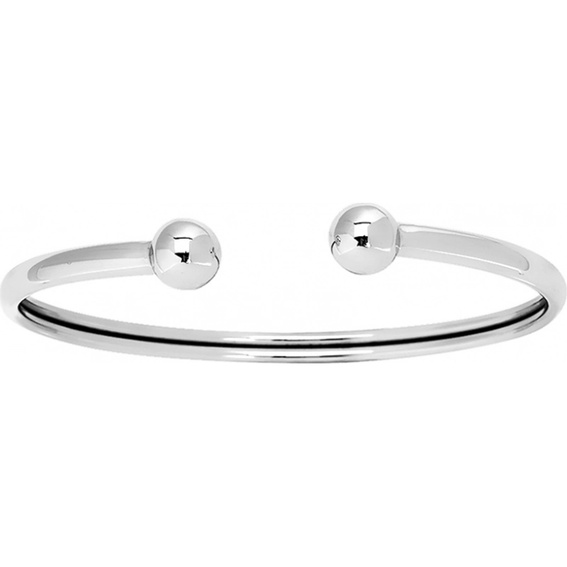 Plata 925 Pulsera rodiado 456660 Lua blanca