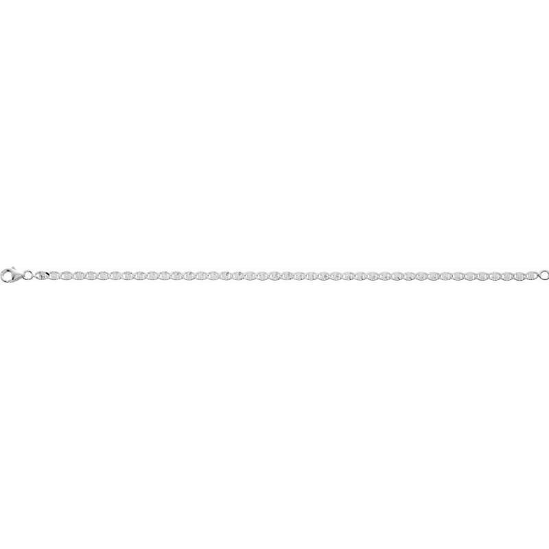 Plata 925 Pulsera rodiado Lua Blanca 424240J.45 -  Talla 45