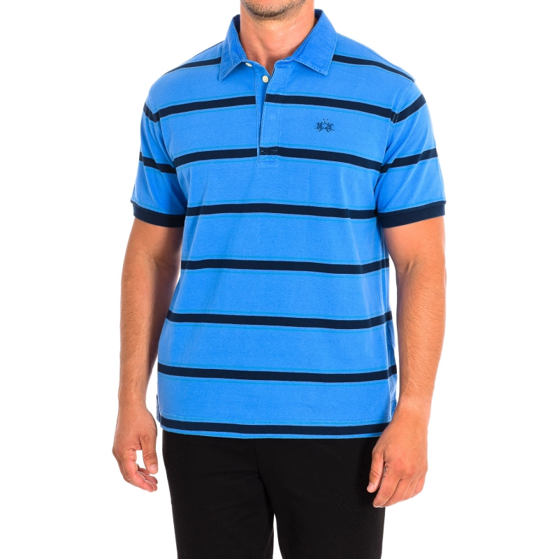 Polo Manga Corta La Martina TMP326-JS328 hombre Talla: L Color: Azul