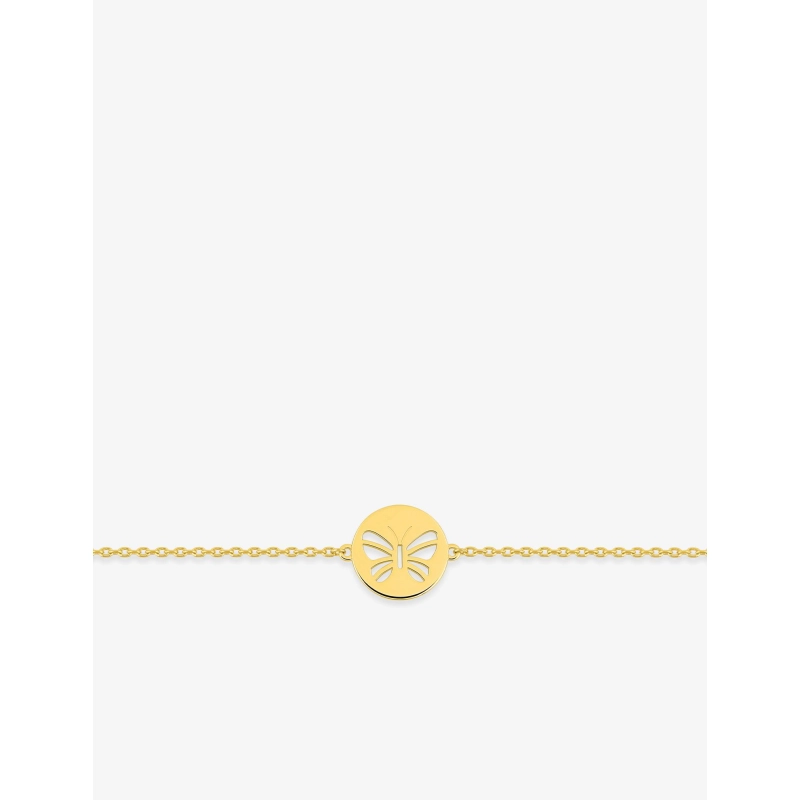 Pulsera  chapado en oro Lua Blanca 256034.0