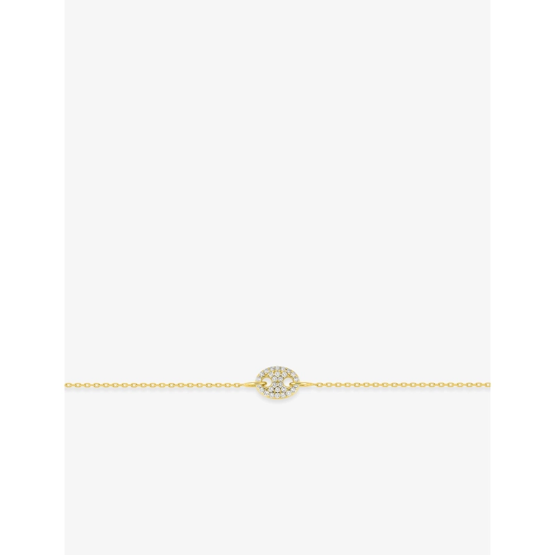 Pulsera  circonita  oro amarillo 9kt Lua Blanca 510631.H9.0