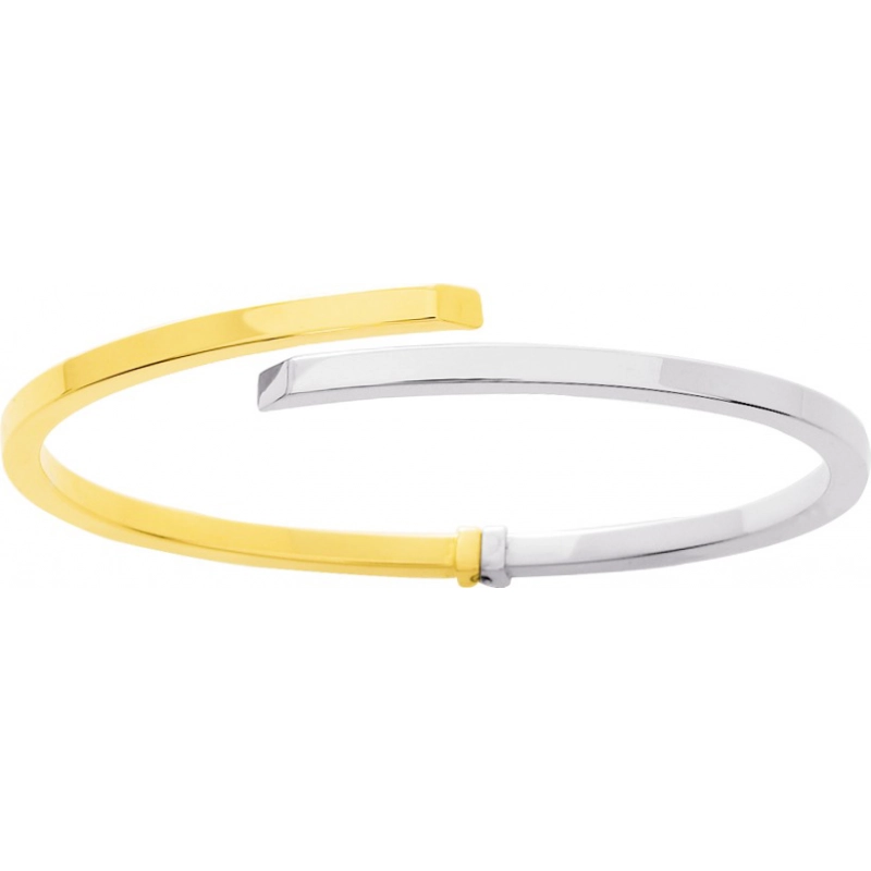 Pulsera 18Kt bicolor 430.87N Lua blanca