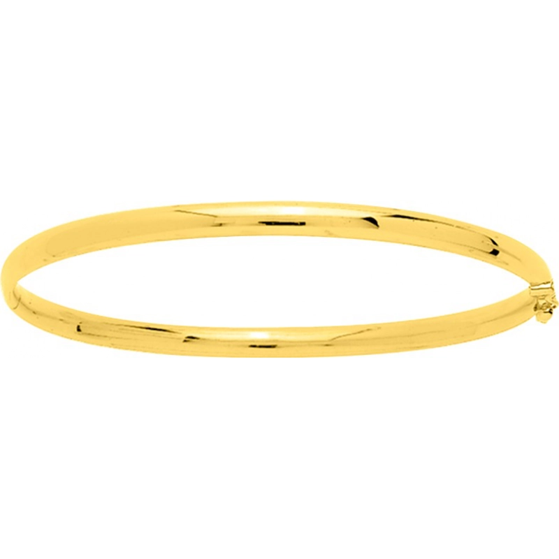 Pulsera 3.5 9 mm 18Kt Oro Amarillo 497.81WU Lua blanca