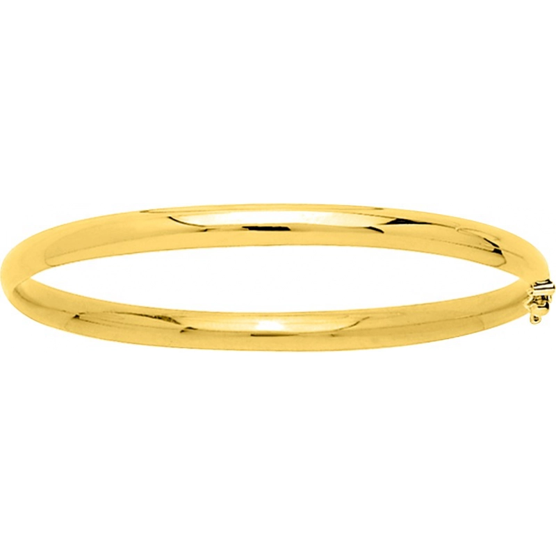 Pulsera 4mm 9 mm 18Kt Oro Amarillo 497.9VT Lua blanca