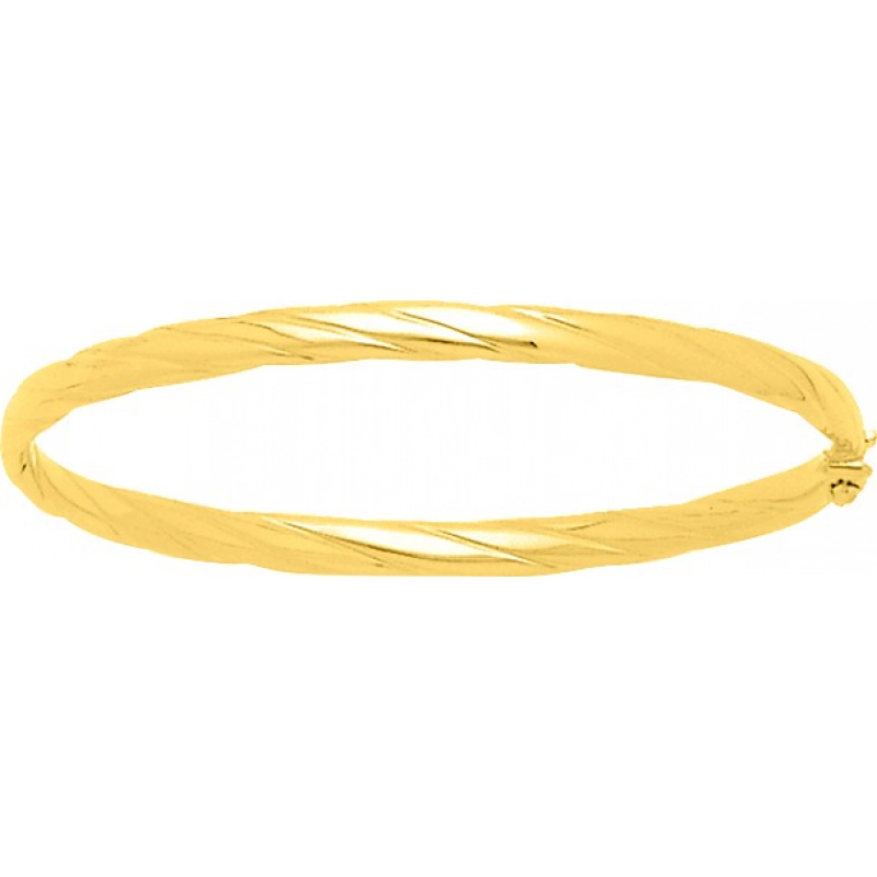 Pulsera dentado 18Kt Oro Amarillo 496.9MT Lua blanca