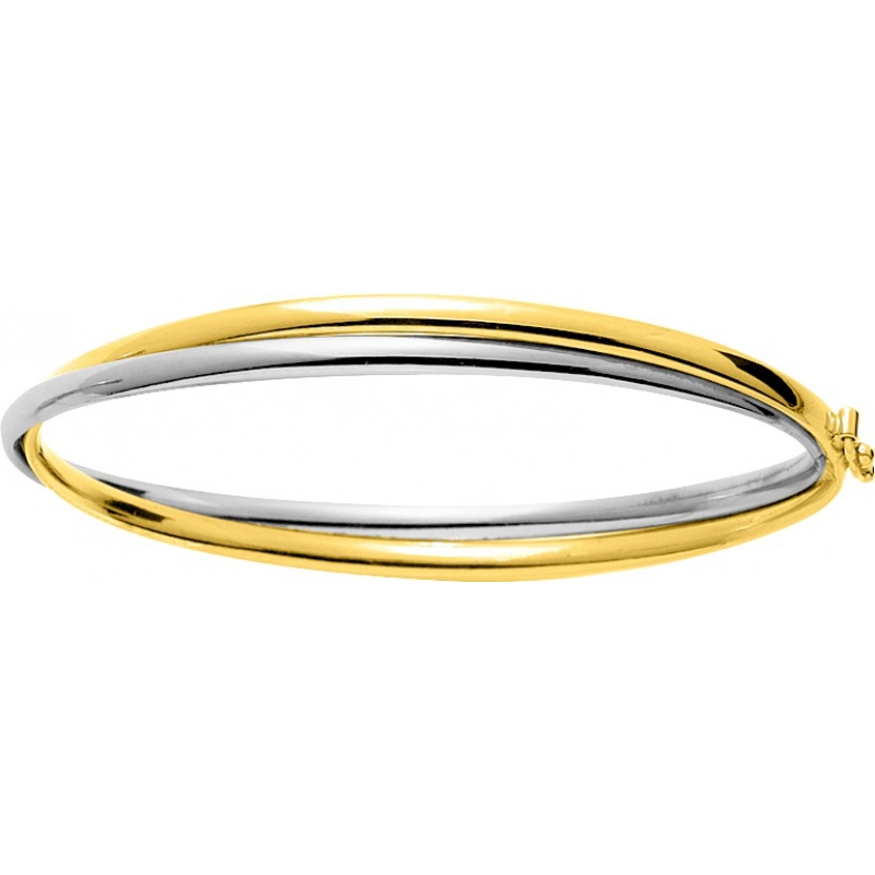 Pulsera flexible 18Kt bicolor 499.79N