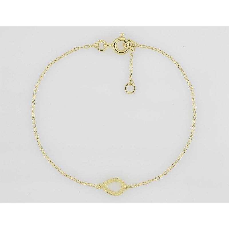 Pulsera oro amarillo 9kt Lua Blanca 510515.89.0