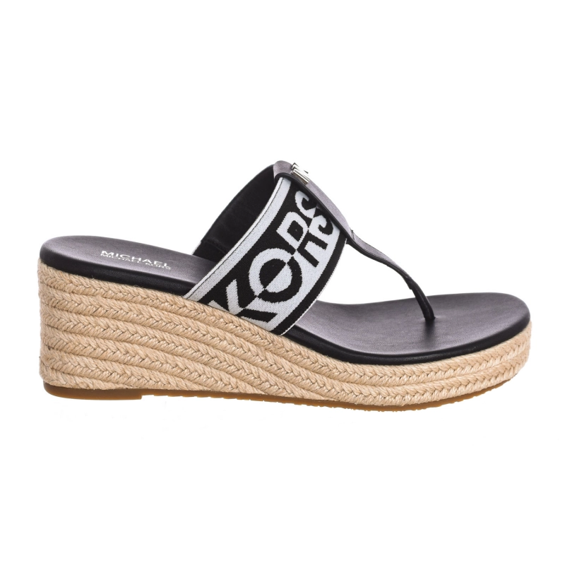 Sandalias de cuña Michael Kors 40T2VRMS1D mujer Talla: 36 Color: Negro