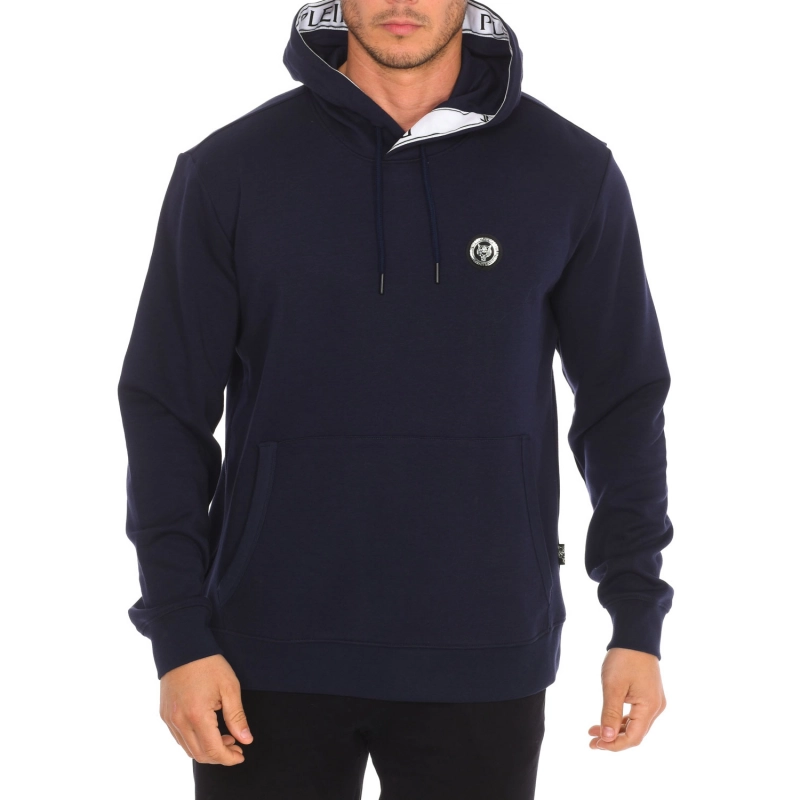 Sudadera con capucha Plein Sport FIPSC610 hombre Talla: L Color: Azul