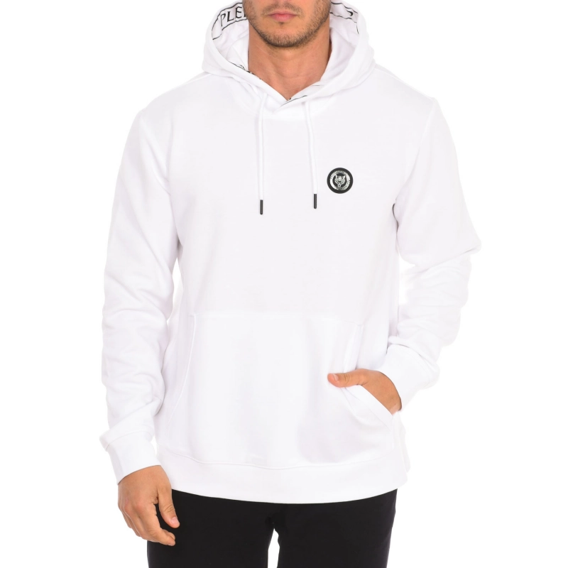 Sudadera con capucha Plein Sport FIPSC610 hombre Talla: L Color: Blanco