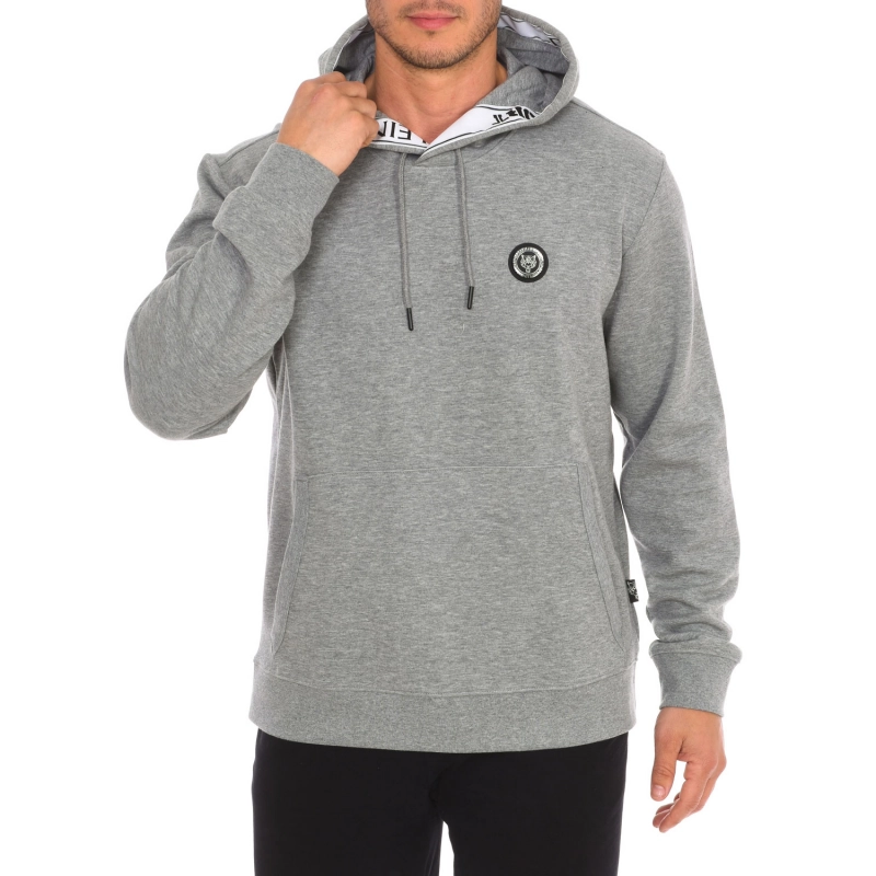 Sudadera con capucha Plein Sport FIPSC610 hombre Talla: L Color: Gris