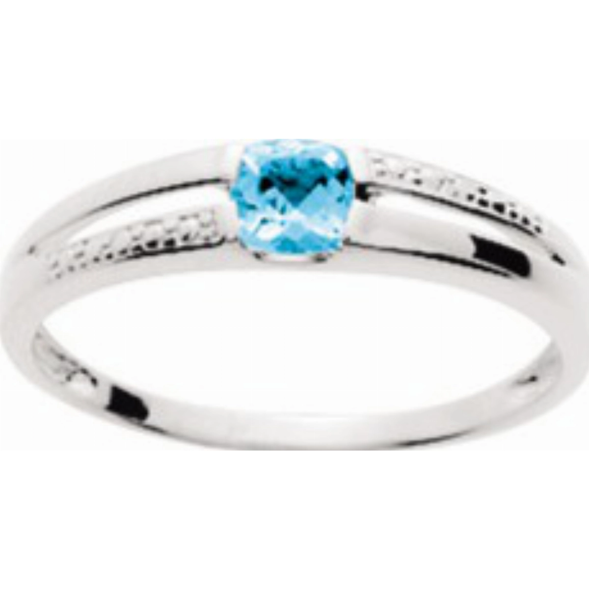 Ring treated blue Top 18K WG Lua Blanca  2.7550.B0 - Size 57