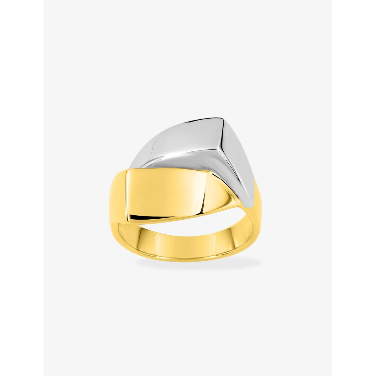Ring w. rhod gold plated Brass Lua Blanca  250728 - Size 57