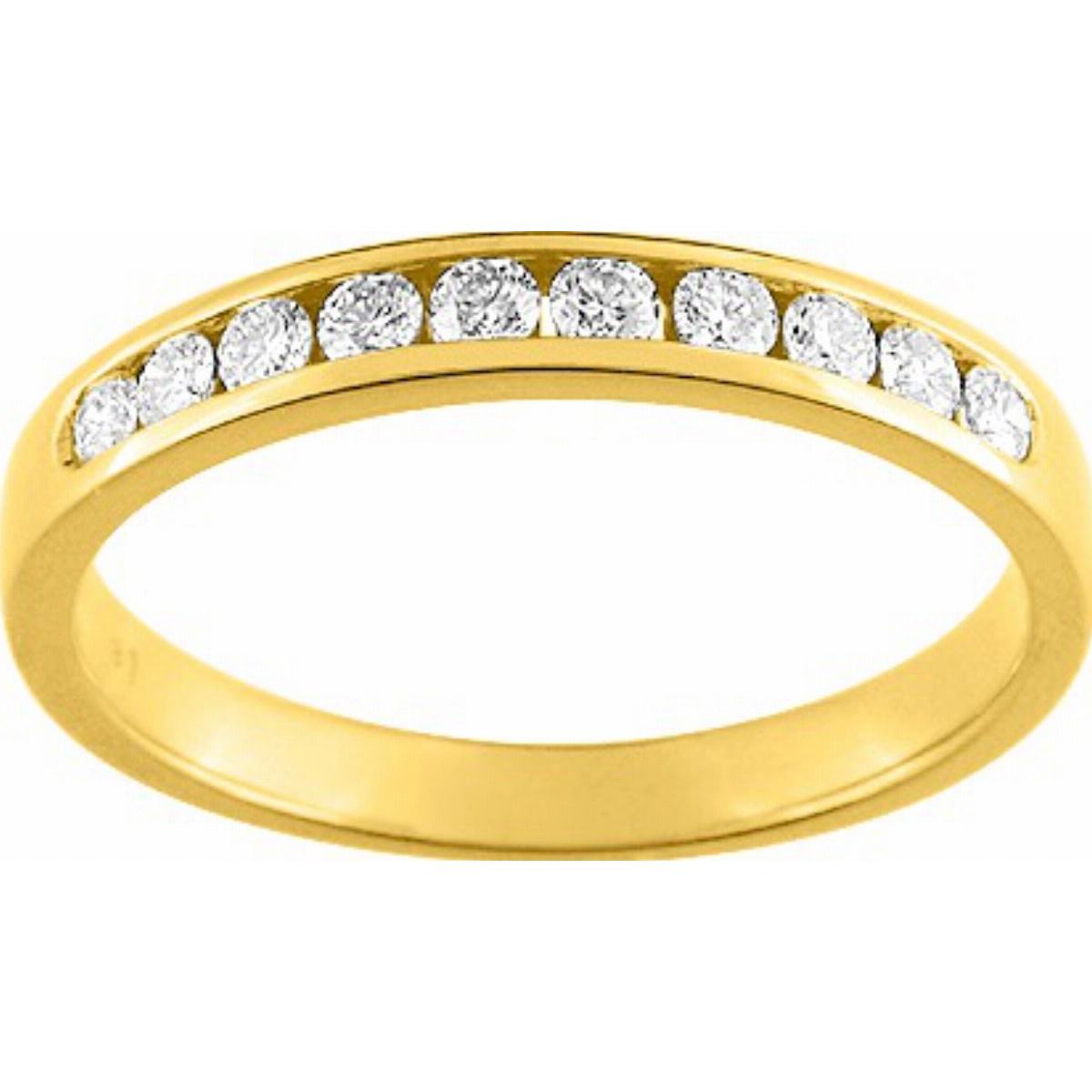 Wedding ring 10 diam 0.30ct 18K YG Lua Blanca  4N361PI0 - Size 50